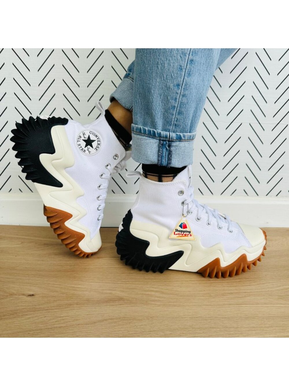 ⭐Rare Converse Run Star Motion CX Platform 8.5 Women Shoes White Sneaker 171546C